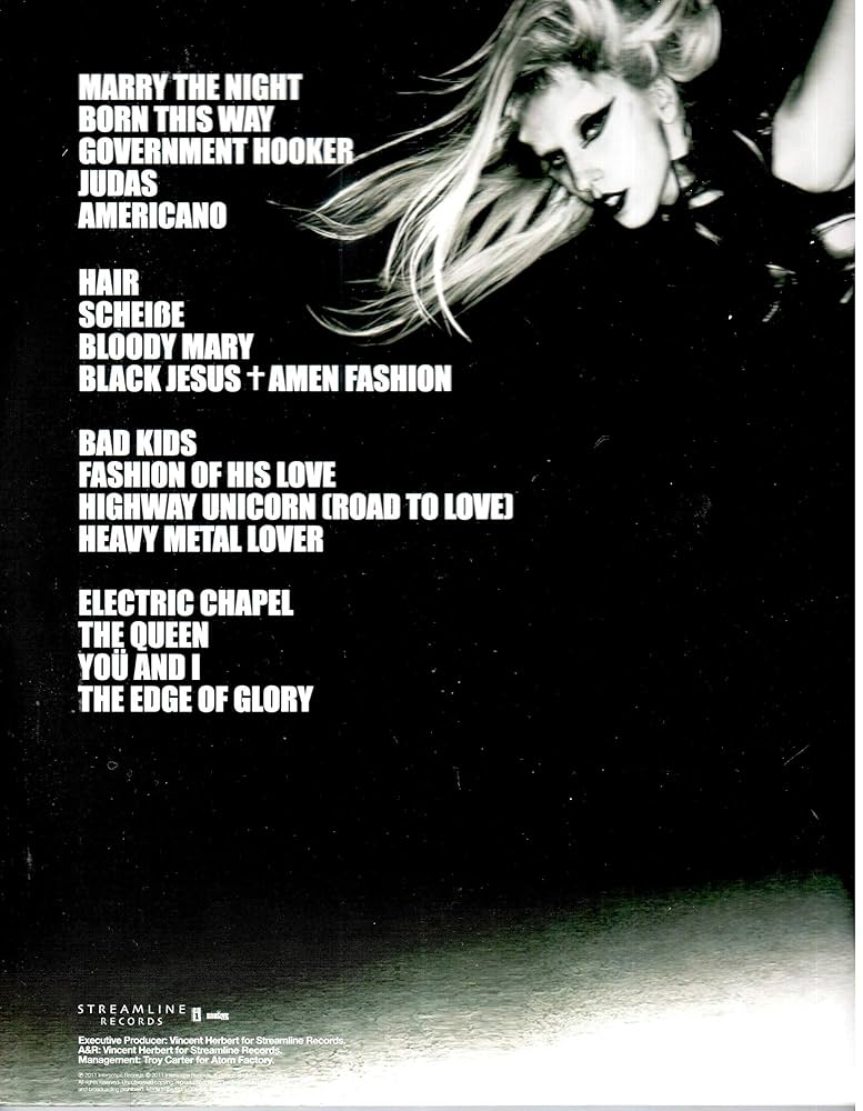 Lady Gaga Born This Way サイン入り缶ケース Lady Gaga Born This Way サイン入り缶ケース Born This Way